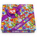 Calendrier de l'Avent en peluche TY 12 Days of Beanie – Coffret cadeau de Noël en édition limitée